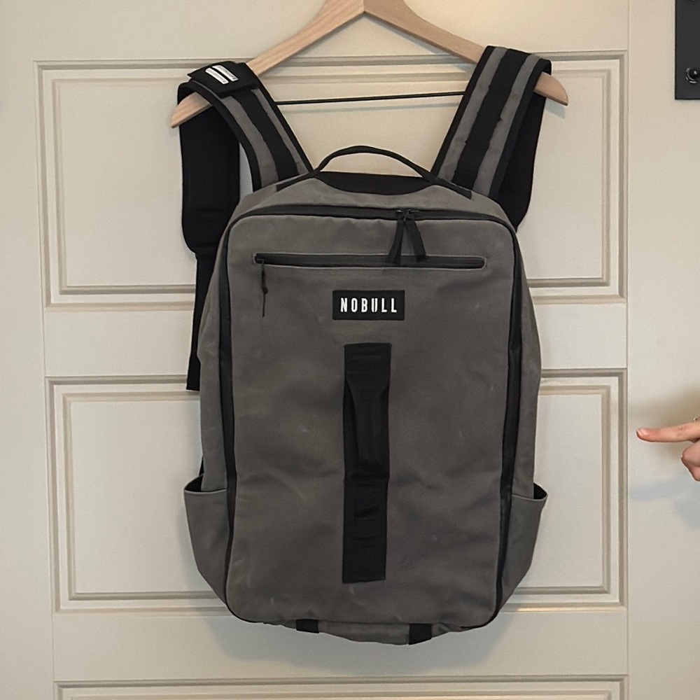 NOBULL Gray and Black Backpack